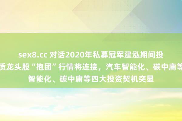 sex8.cc 对话2020年私募冠军建泓期间投资总监赵媛媛：优质龙头股“抱团”行情将连接，汽车智能化、碳中庸等四大投资契机突显