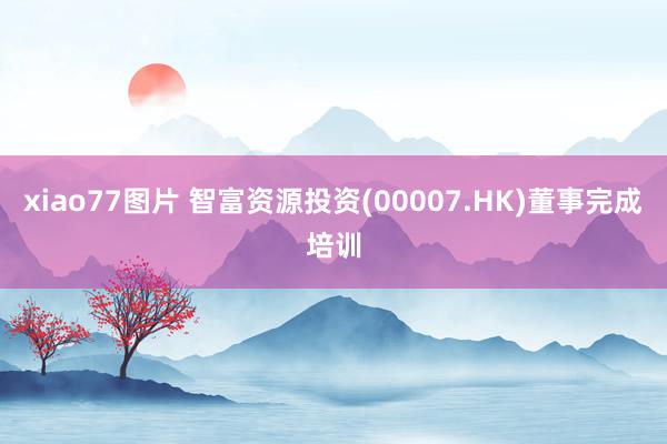 xiao77图片 智富资源投资(00007.HK)董事完成培训