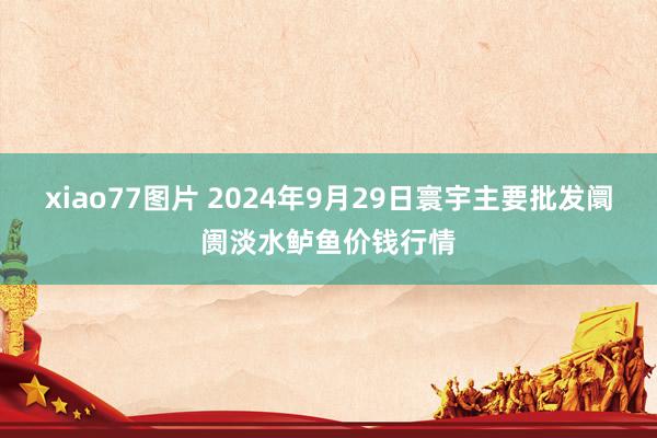 xiao77图片 2024年9月29日寰宇主要批发阛阓淡水鲈鱼价钱行情