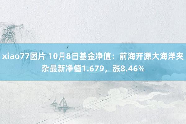 xiao77图片 10月8日基金净值：前海开源大海洋夹杂最新净值1.679，涨8.46%