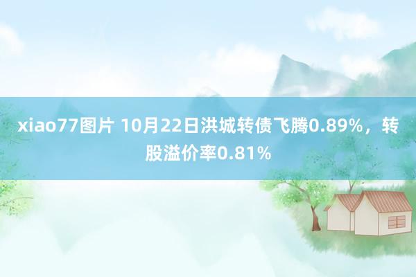 xiao77图片 10月22日洪城转债飞腾0.89%，转股溢价率0.81%