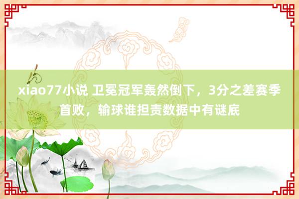 xiao77小说 卫冕冠军轰然倒下，3分之差赛季首败，输球谁担责数据中有谜底