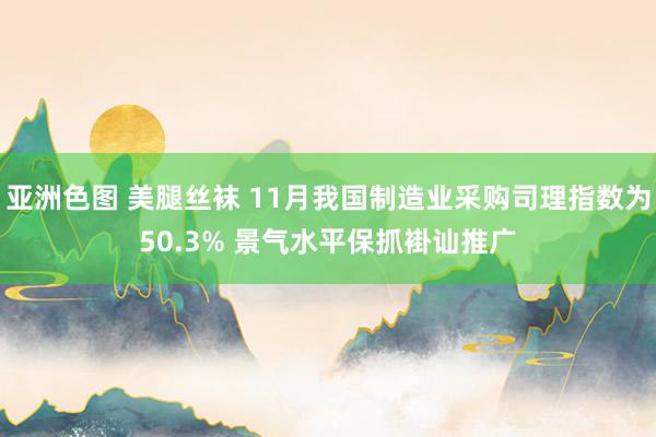 亚洲色图 美腿丝袜 11月我国制造业采购司理指数为50.3% 景气水平保抓褂讪推广