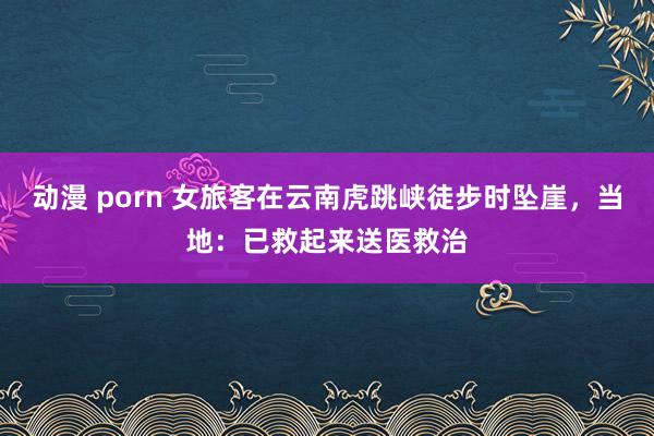 动漫 porn 女旅客在云南虎跳峡徒步时坠崖，当地：已救起来送医救治