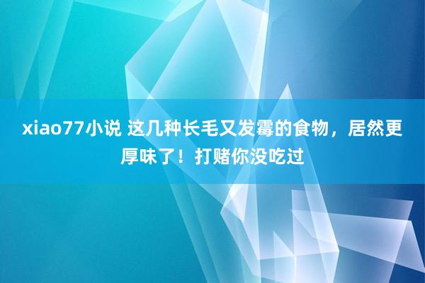 xiao77小说 这几种长毛又发霉的食物，居然更厚味了！打赌你没吃过