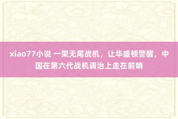 xiao77小说 一架无尾战机，让华盛顿警醒，中国在第六代战机调治上走在前哨