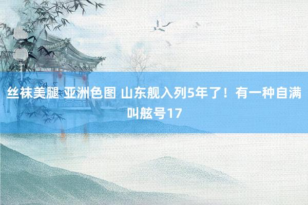 丝袜美腿 亚洲色图 山东舰入列5年了！有一种自满叫舷号17